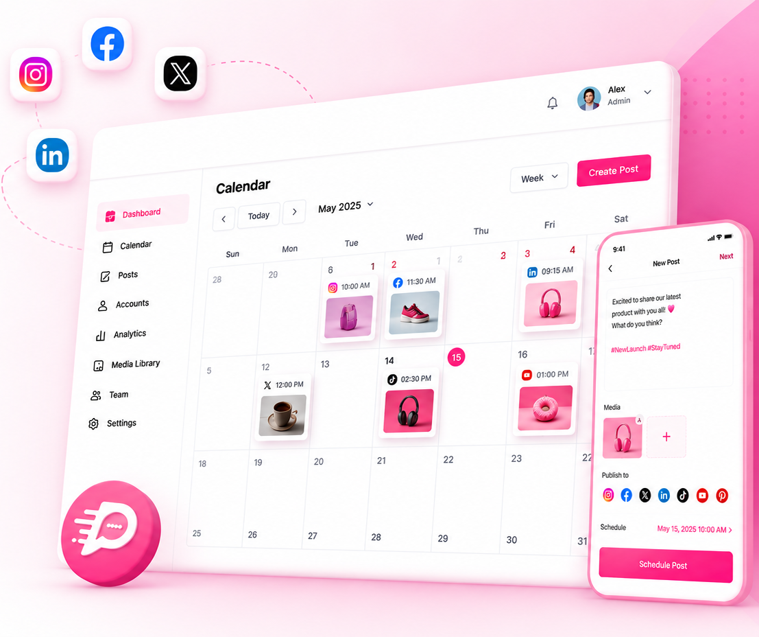 PostSync Full Dashboard Preview