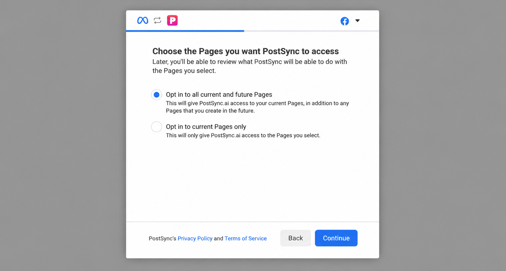 Opt In to All Pages